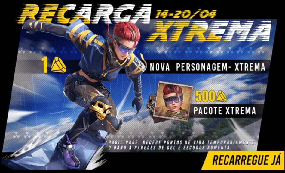 Garena Free Fire Brasil on X: A Xtrema chegou para ser testada no