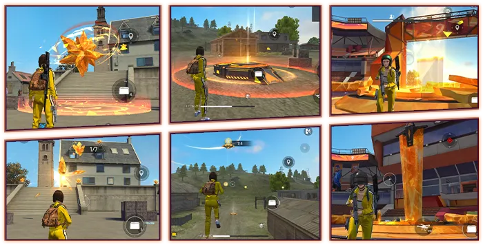 Gameplay Battle Royale com recursos do 9&ordm; anivers&aacute;rio do Free Fire