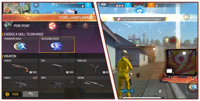 Gameplay Contra Squad com recursos do 9&ordm; anivers&aacute;rio do Free Fire