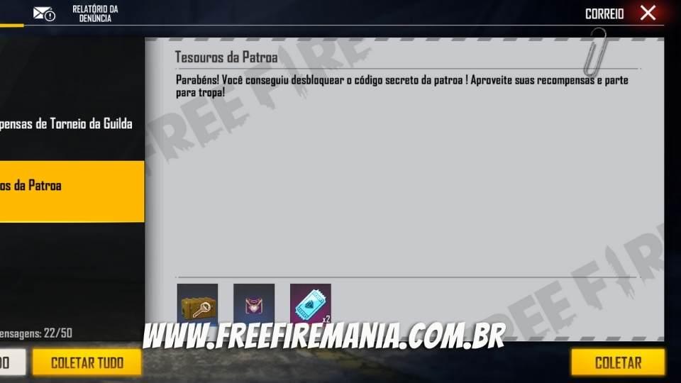 Free Fire 2022: confira os códigos de hoje(07/04) para resgatar