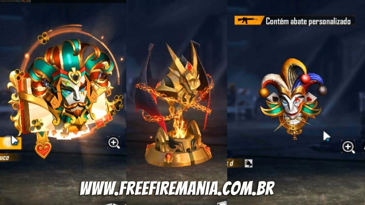 Itens do Passe de Elite Free Fire Dezembro 2021