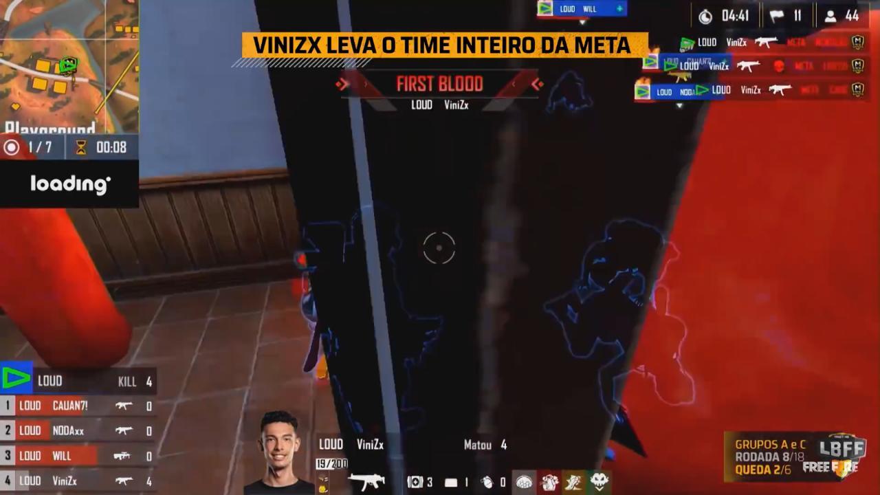 LOUD Vinizx eleito melhor da rodada na LBFF