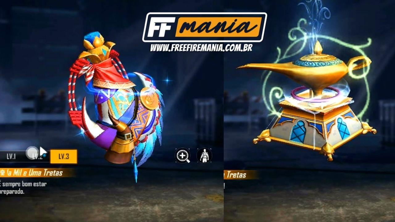 Itens do Passe de Elite Free Fire Outubro 2021