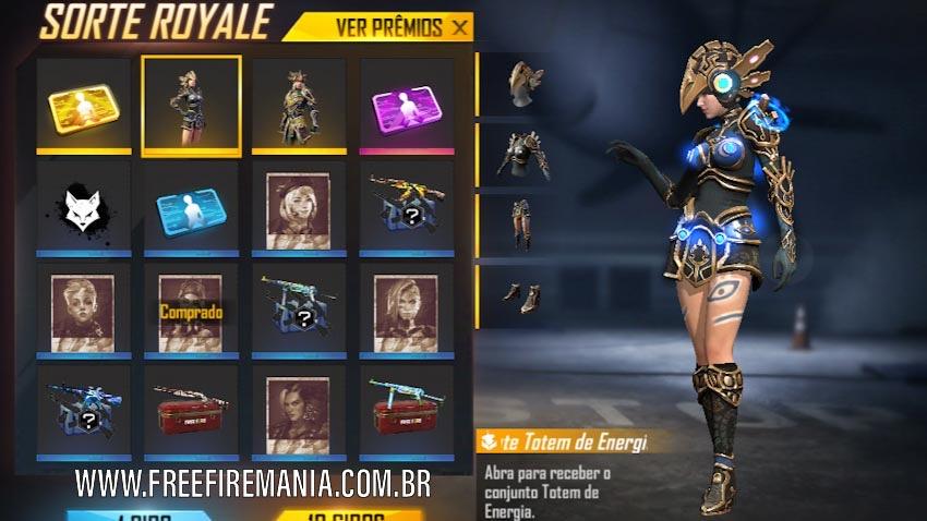 Royale Especial da Nova Temporada Free Fire