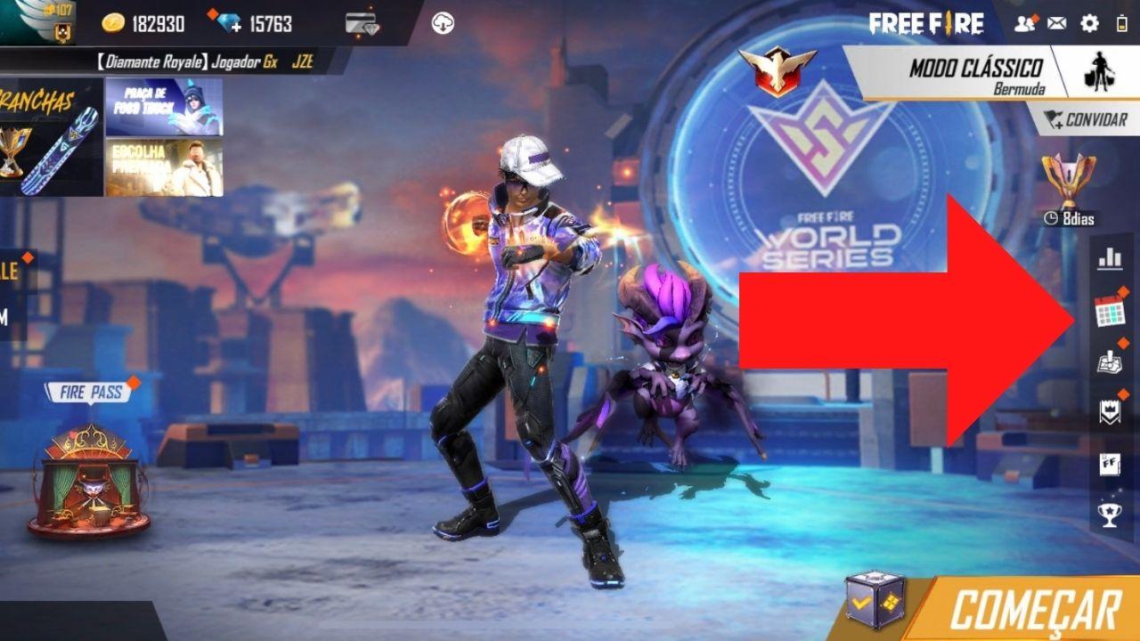 resgatar recompensas do mundial Free Fire 2021, parte 1