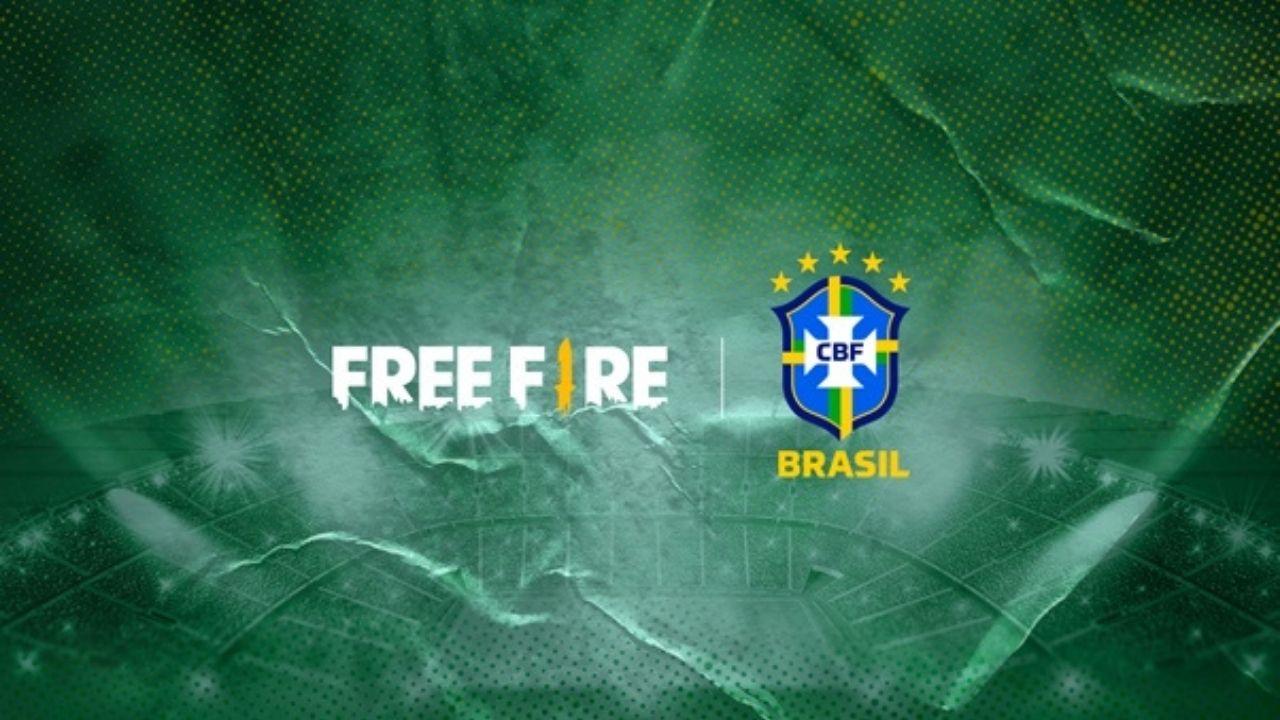 Free Fire patrocinador da seleção brasileira CBF
