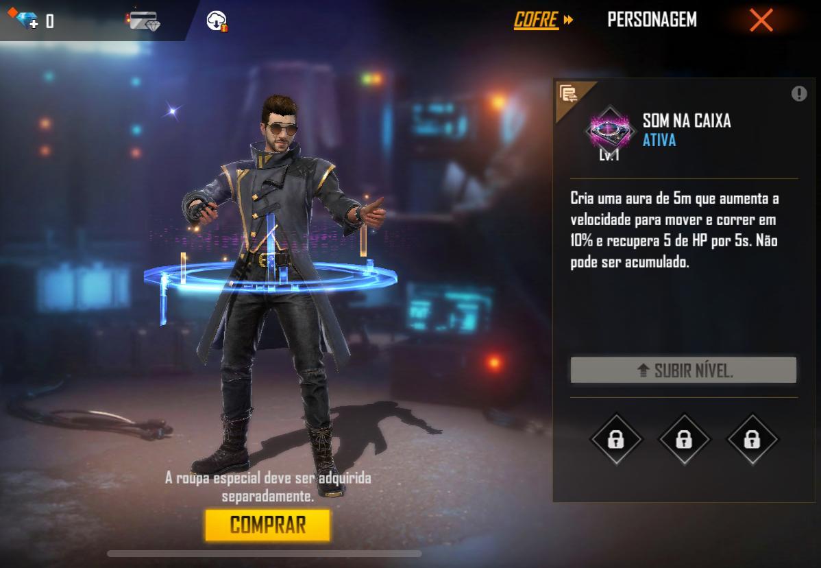 Novo personagem do Free Fire terá alta velocidade; veja as habilidades -  Millenium