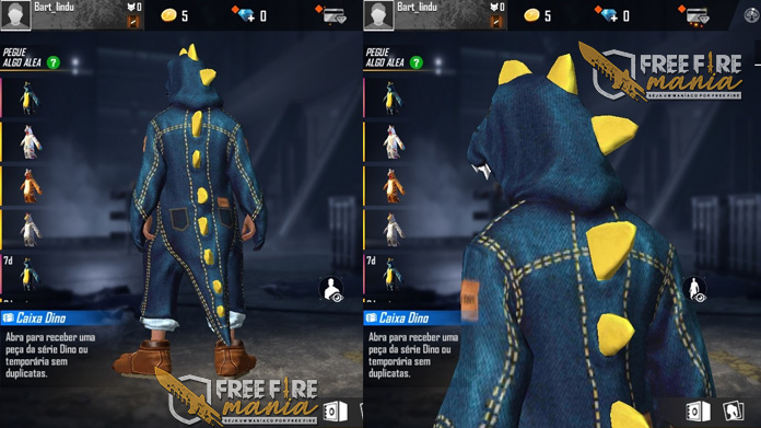 Dino Jeans Meet The New Free Fire Skin Ffmania