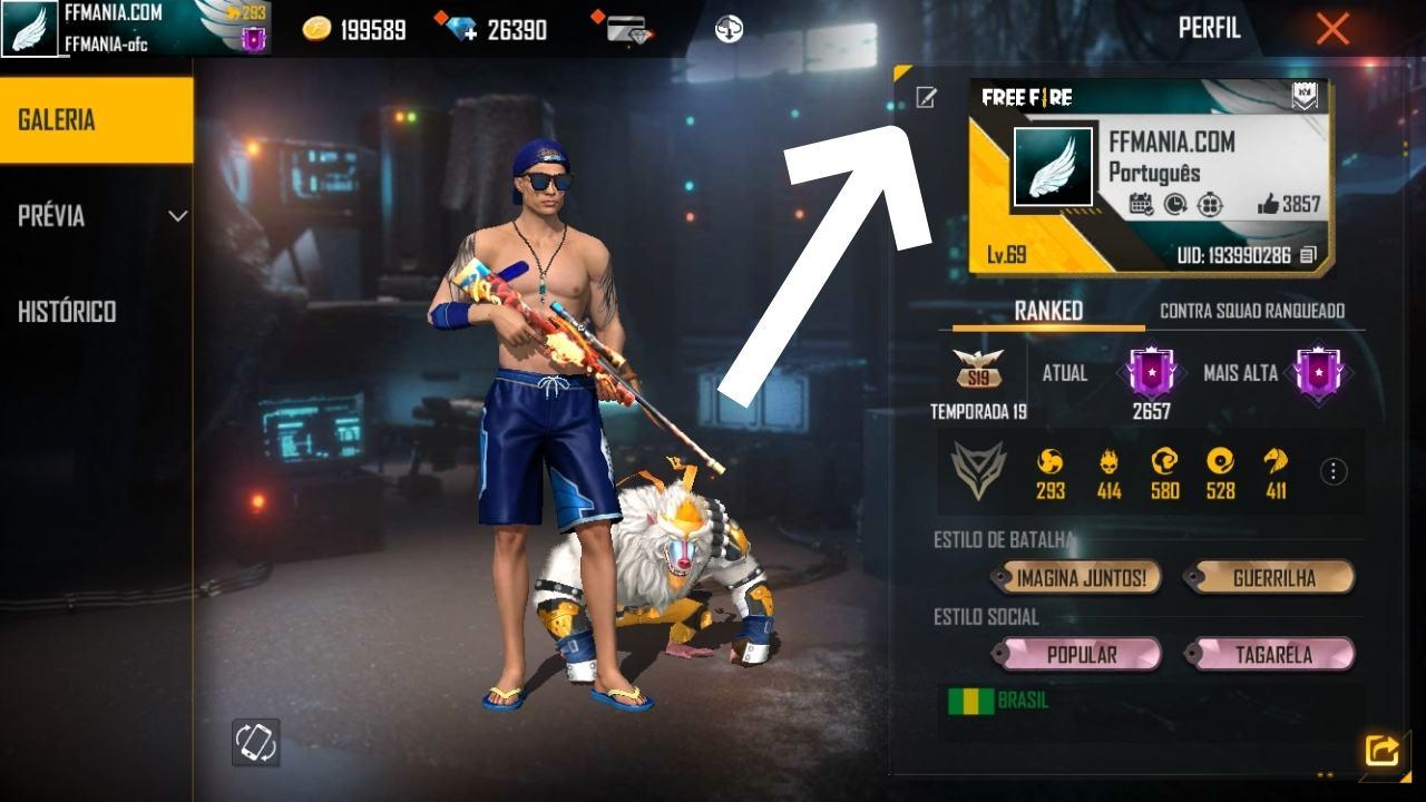 COMO DEIXA A BIO DO FREEFIRE COM NOME FREEFIRE INFLUENCE NOVO CÓDIGO PARA BIO  FREEFIRE 