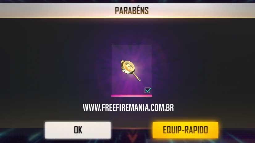 Panela Dourada Free Fire