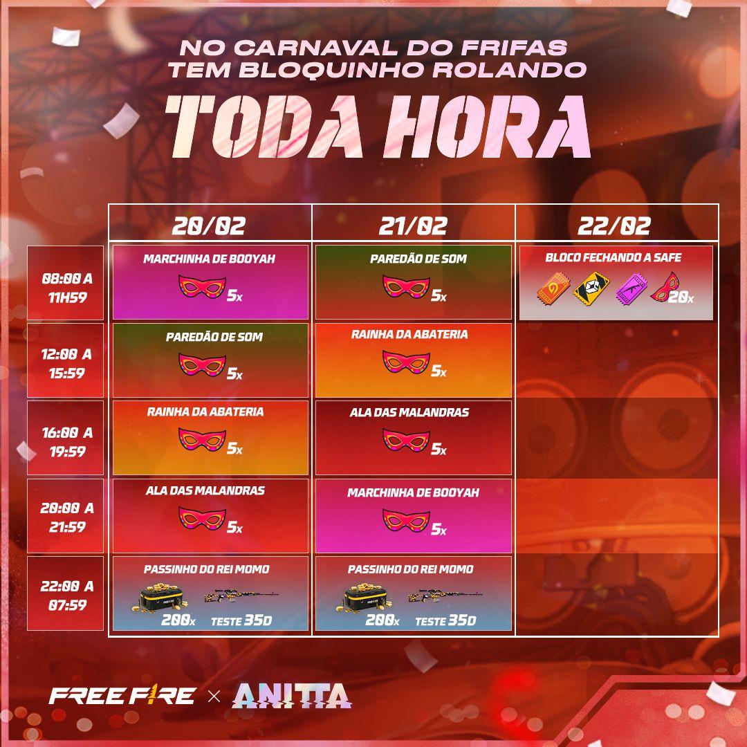 CODIGUIN FF: tudo sobre o código Free Fire de carnaval 2022 para resgatar  no Rewards Garena - Free Fire Club