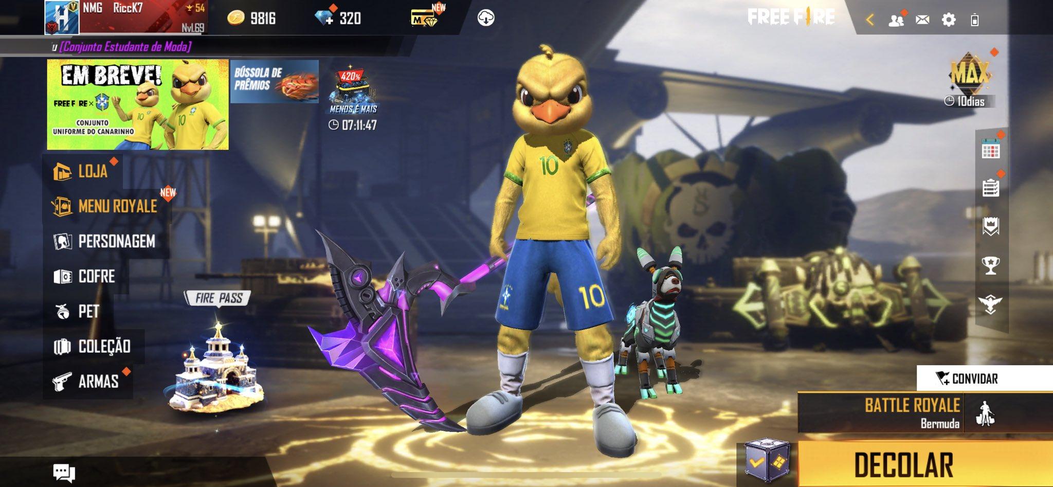 CODIGUIN FF 2021: há códigos Free Fire nos jogos do Brasil em