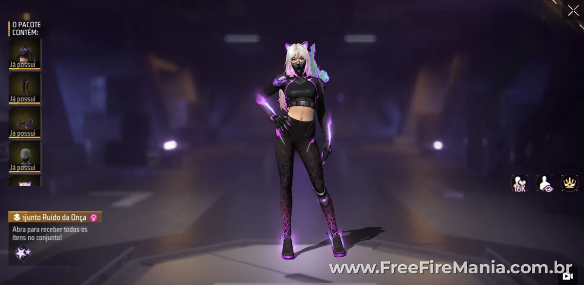 Conjunto Ruído da Onça faz parte do evento Baile do Jaguar no Free Fire