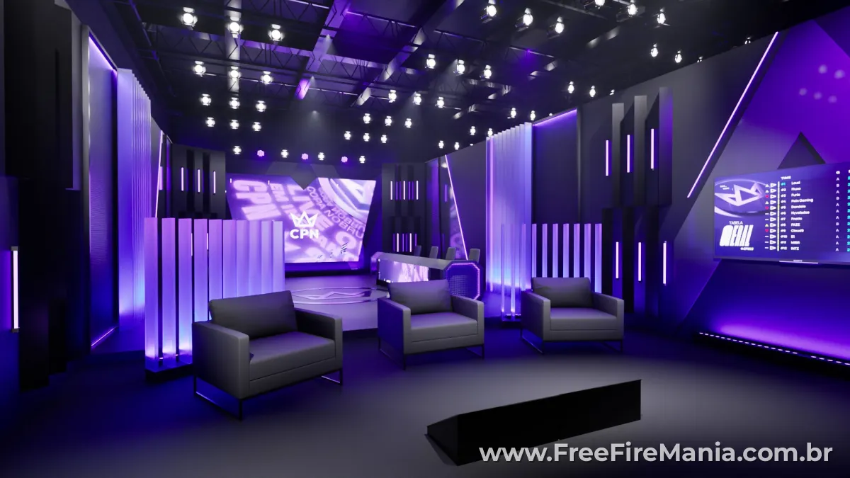 Arena da CPN campeonato Free Fire criado por Nobru