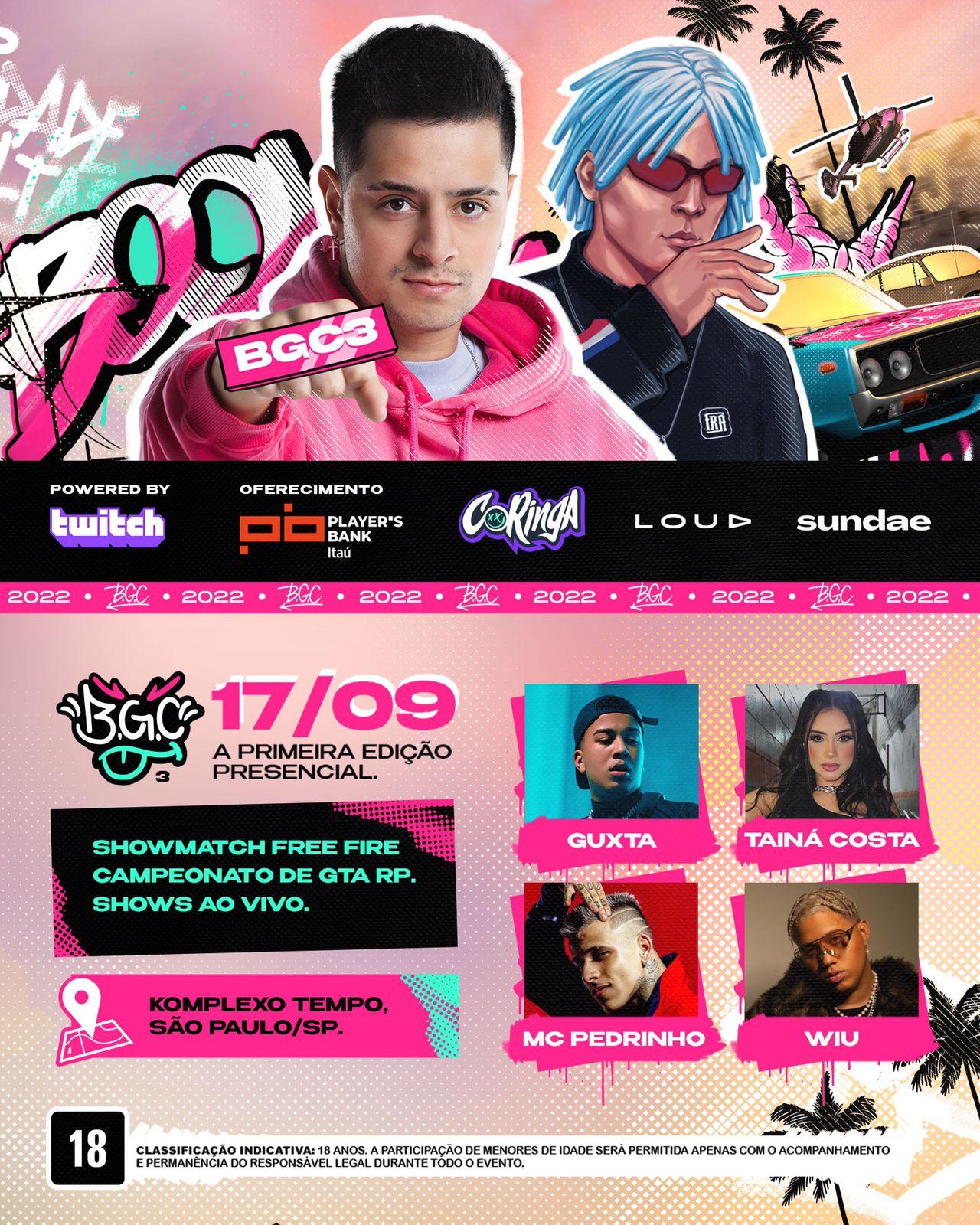 Terceira edição da BGC acontecerá em setembro