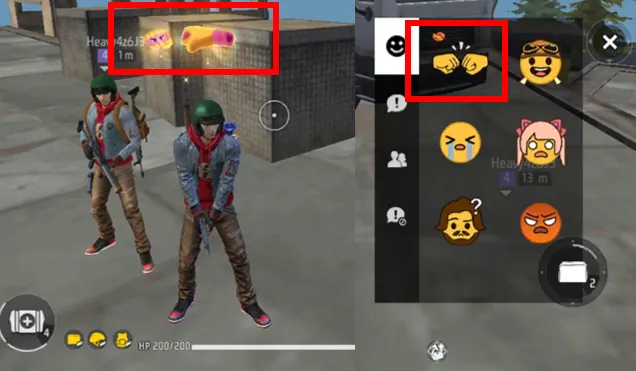 Toque de Punhos no Free Fire OB54 permite interação social entre jogadores no Battle Royale