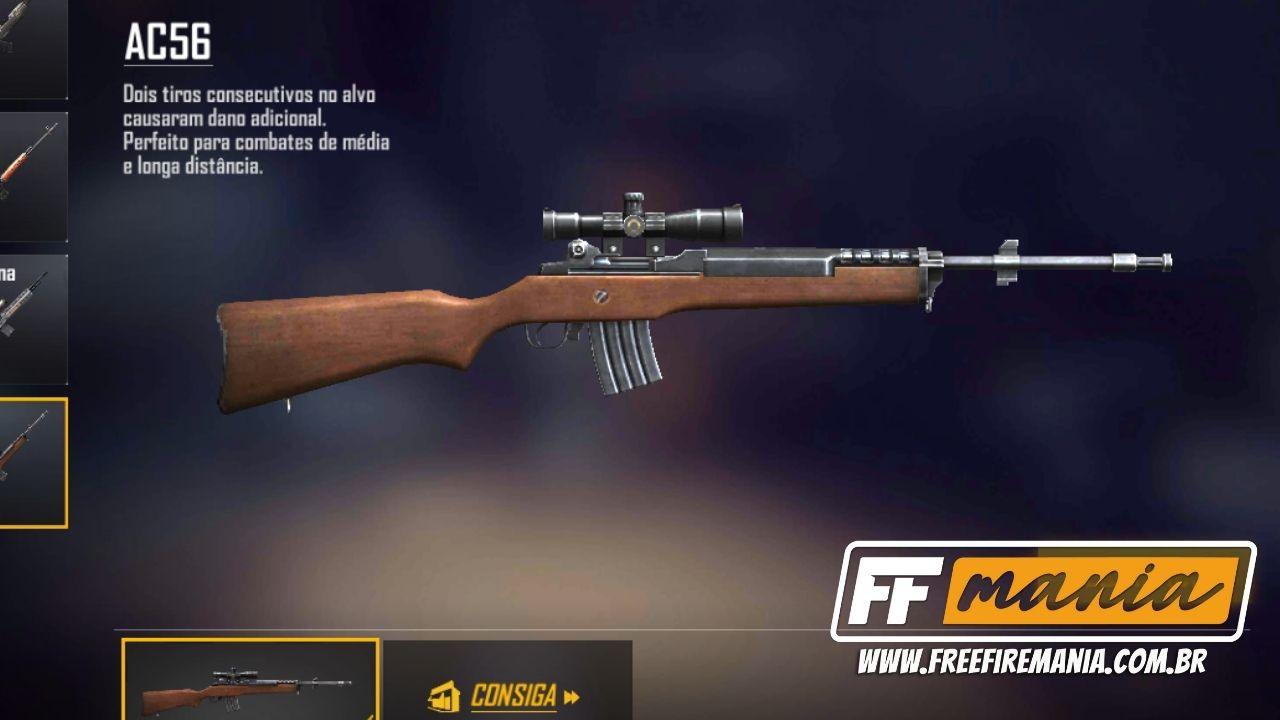 Nova arma AUG no Free Fire, conheça o mais novo Rifle de Assalto