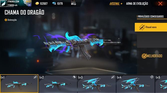 AK Chama Dragão - Nível 1