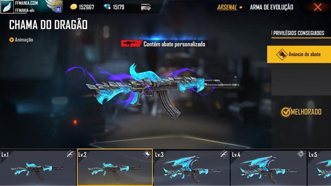 AK Chama Dragão - Nível 2