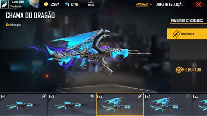 AK Chama Dragão - Nível 3