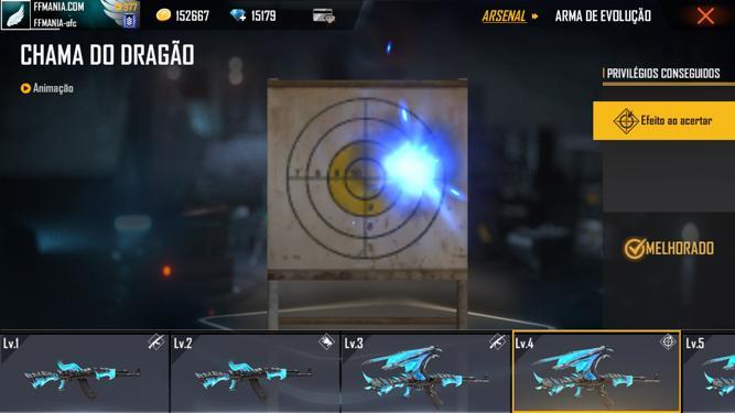 AK Chama Dragão - Nível 4