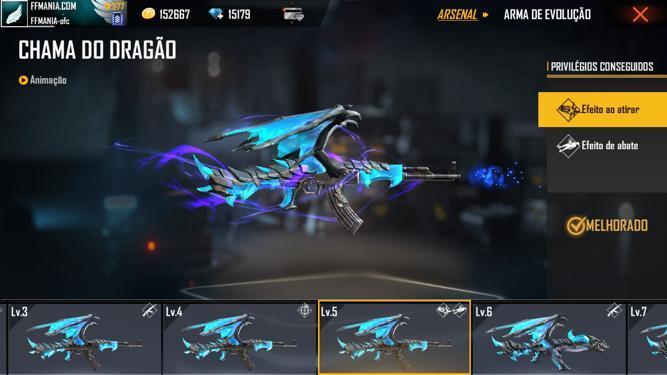 AK Chama Dragão - Nível 5