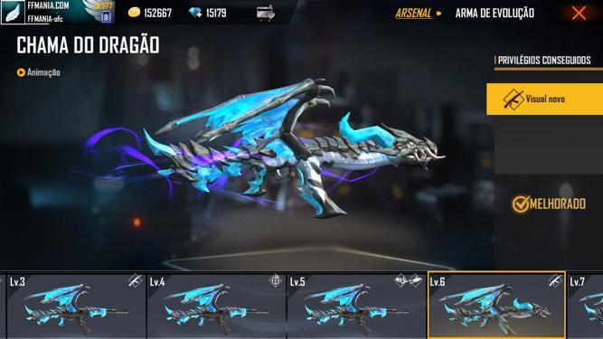 AK Chama Dragão - Nível 6