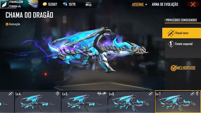 AK Chama Dragão - Nível 7