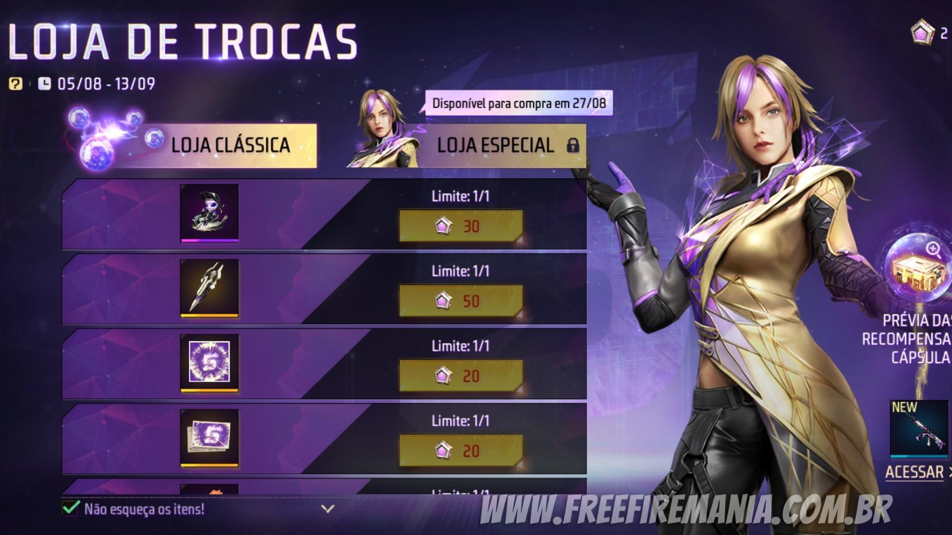 Free Fire oferece códigos e recompensas no novo evento O Jogo Virou