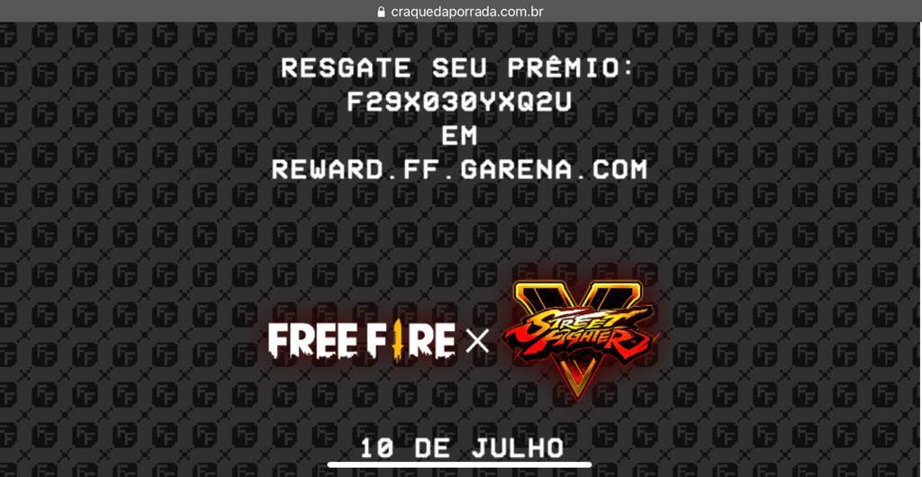 CODIGUIN FF: Código Infinito Free Fire para resgatar no Rewards Garena