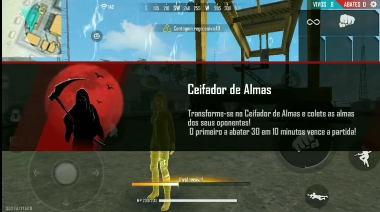 novo modo ceifador free fire