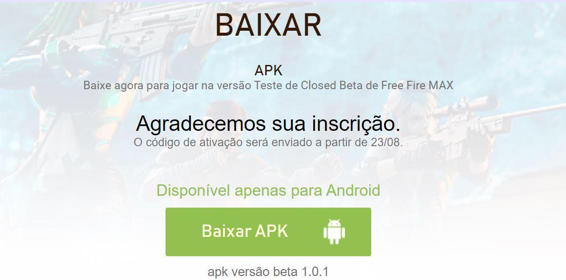 Free Fire Max: inscrições para beta estão abertas; veja como baixar