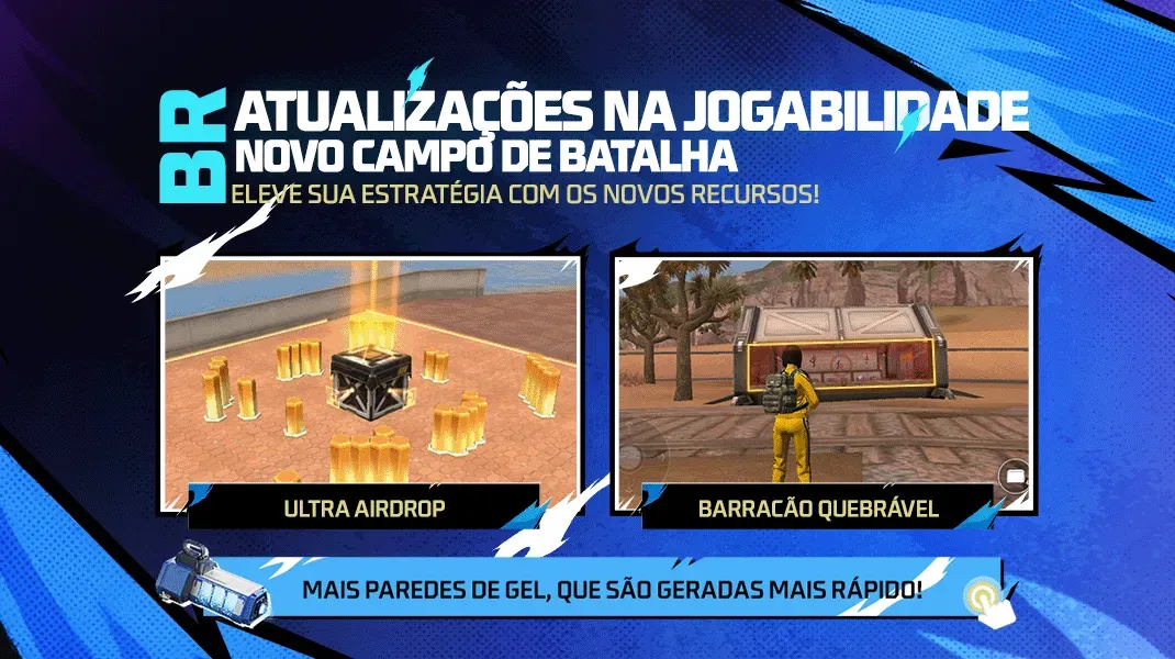 Barracão destrutível no Free Fire