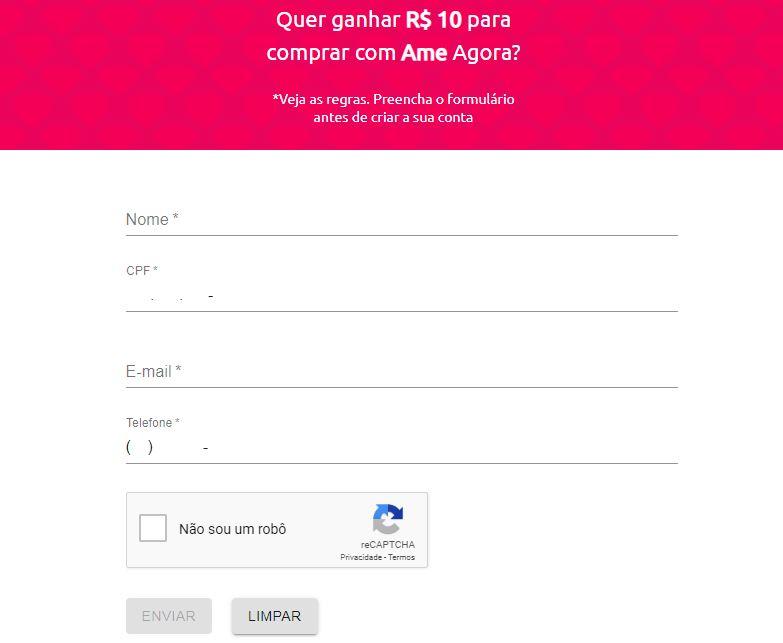 cadastro ame digital