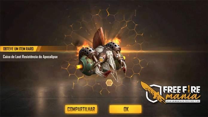 caixa de loot - resistência do apocalipse de volta ao free fire tailandia. 02