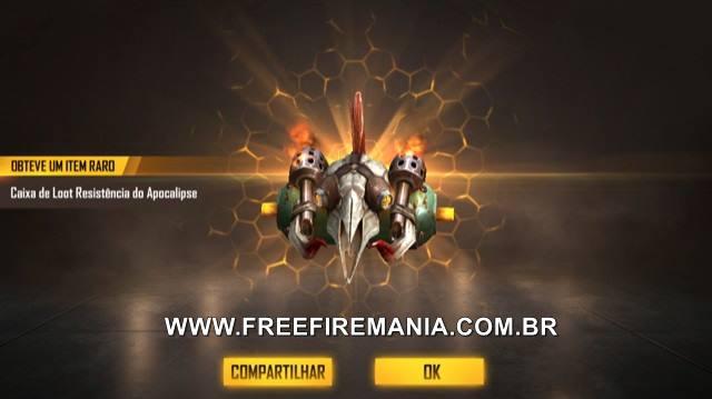 caixa de loot resistencia do apocalipse free fire