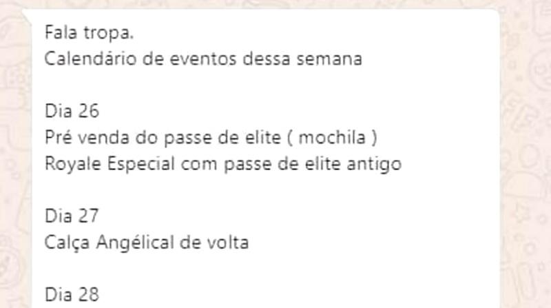 calça angelical de volta ao free fire