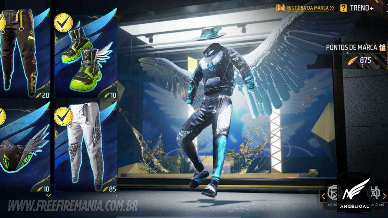 Pantalones angelicales de Free Fire