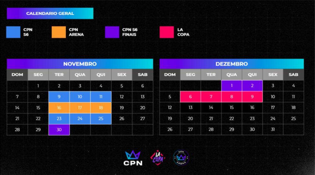 Calendário CPN 6