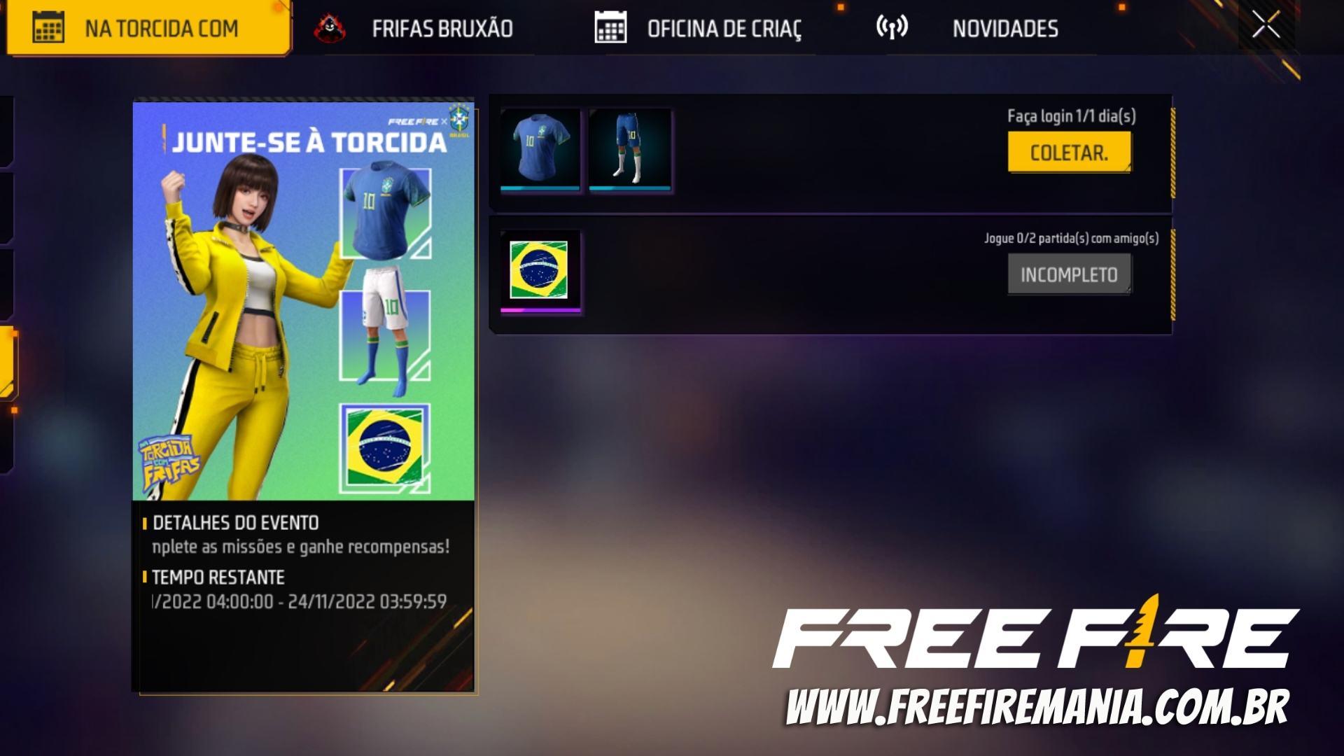 codiguin ff infinito: código free fire da CBF 2022; resgate no rewards