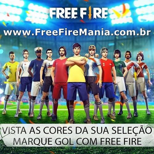 camisas de times no free fire