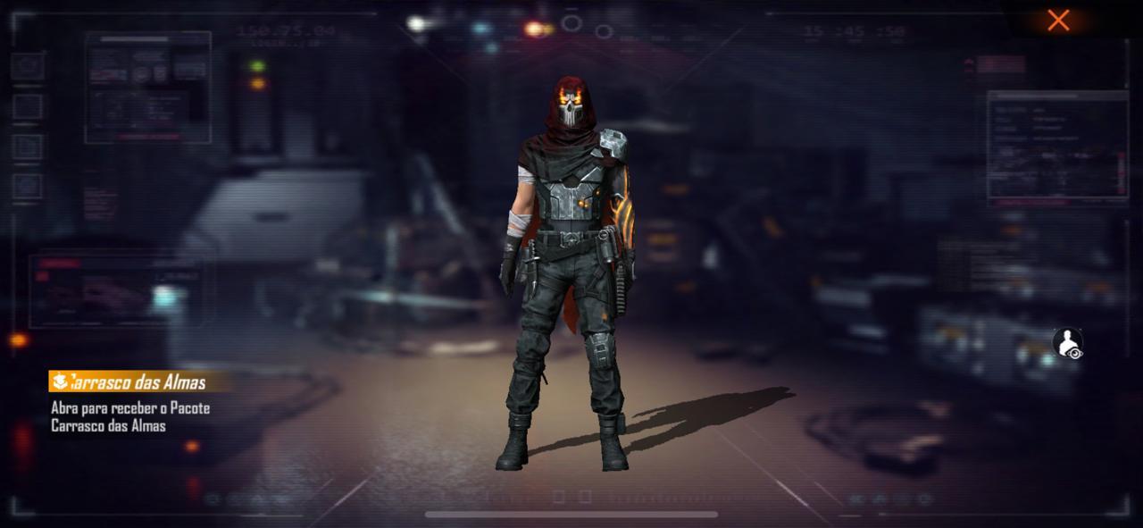 Pacote Carrasco das Almas Free Fire