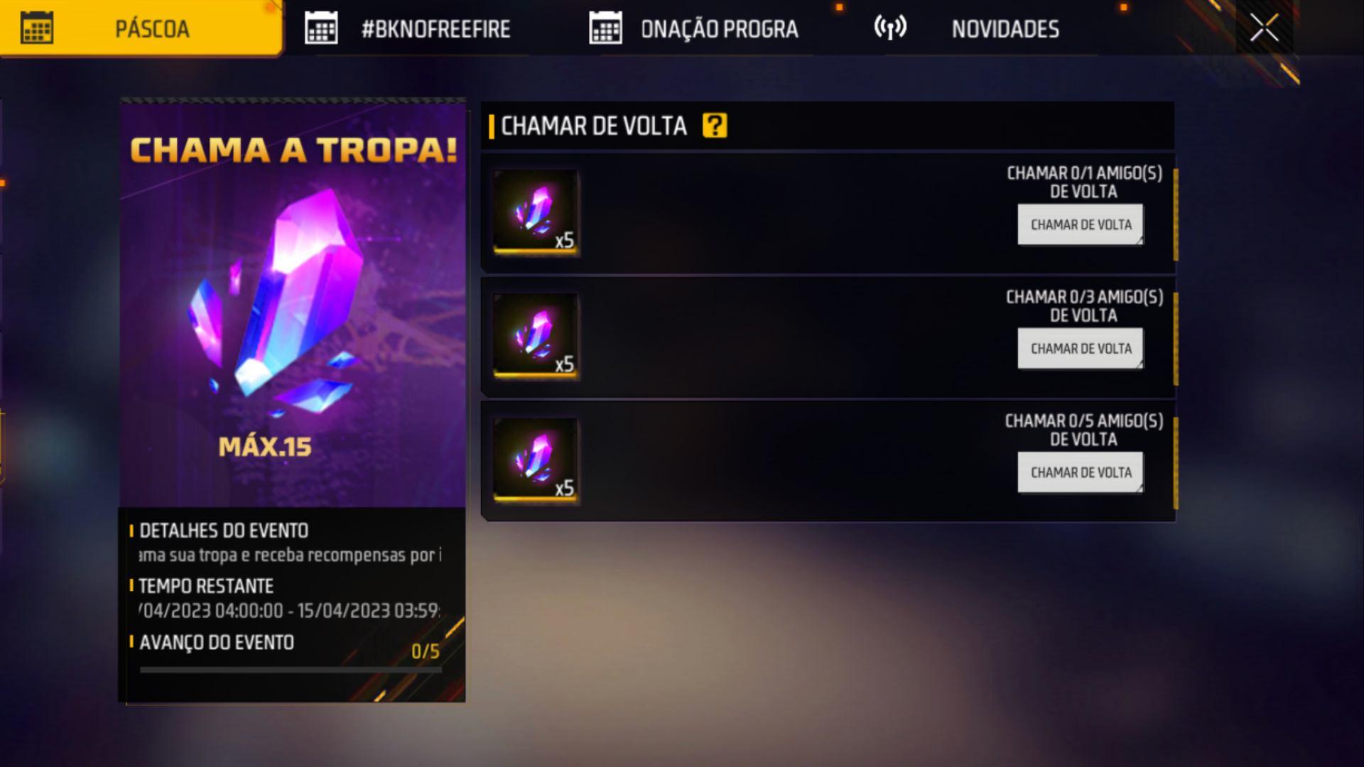 Chamar de Volta Free Fire: Garena oferece Cubo Mágico para