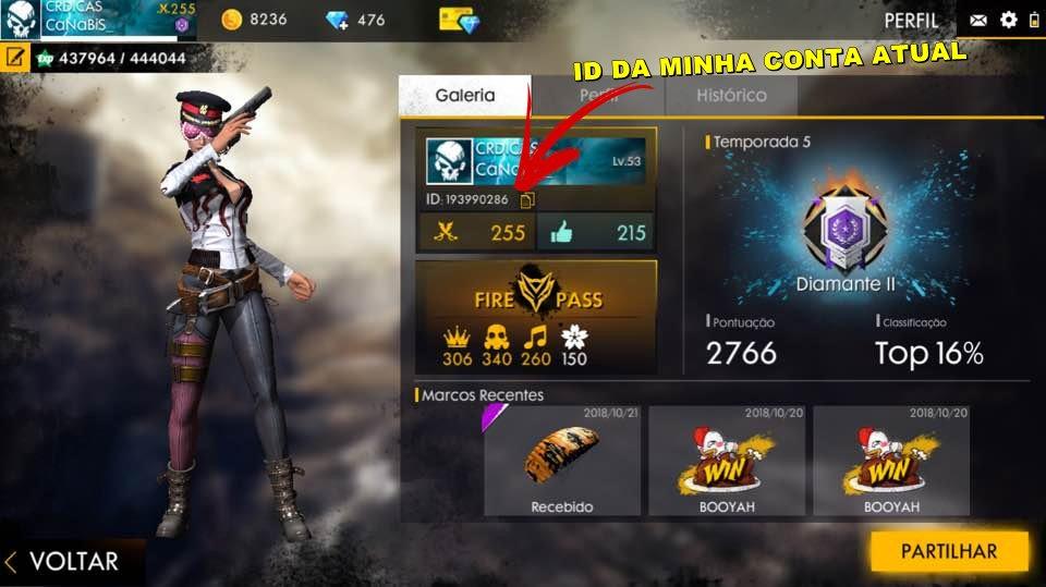 Chamar de Volta Free Fire 2021: Como Compartilhar seu ID na