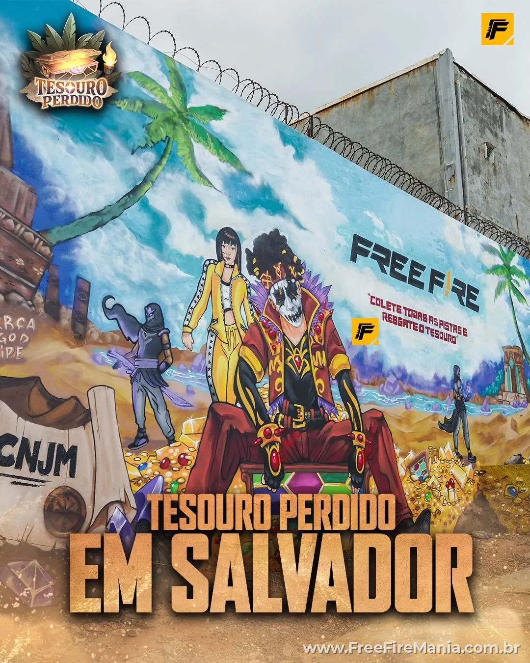 Tela de resgate confirmando codigão Free Fire completo funcionando