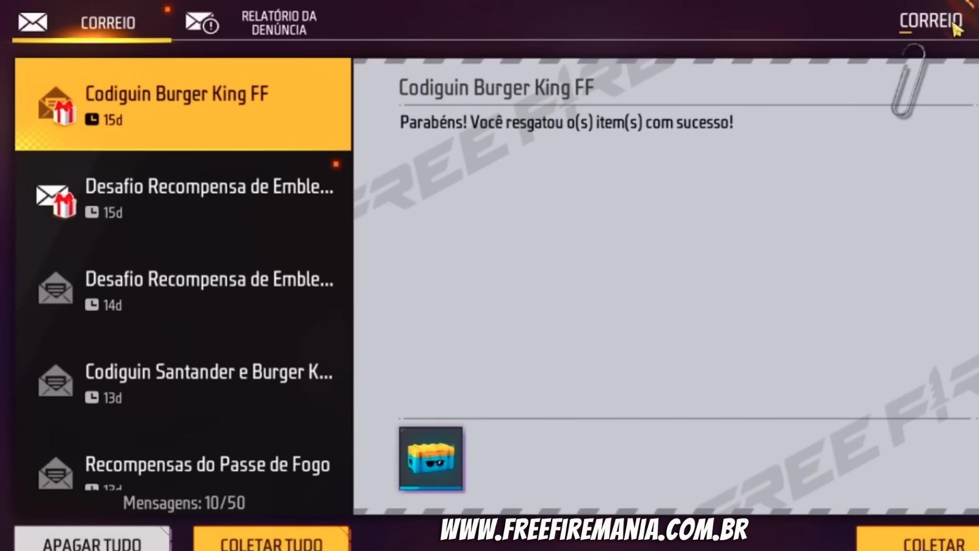 CODIGUIN FF: Código Free Fire Calça Angelical Vermelha da LBFF 7