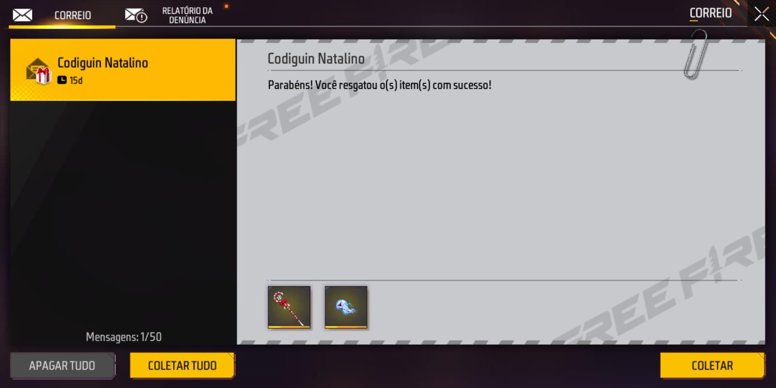 CODIGUIN INFINITO FF: GARENA LIBERA NOVO CODIGUIN UNIVERSAL - Mania Free  Fire