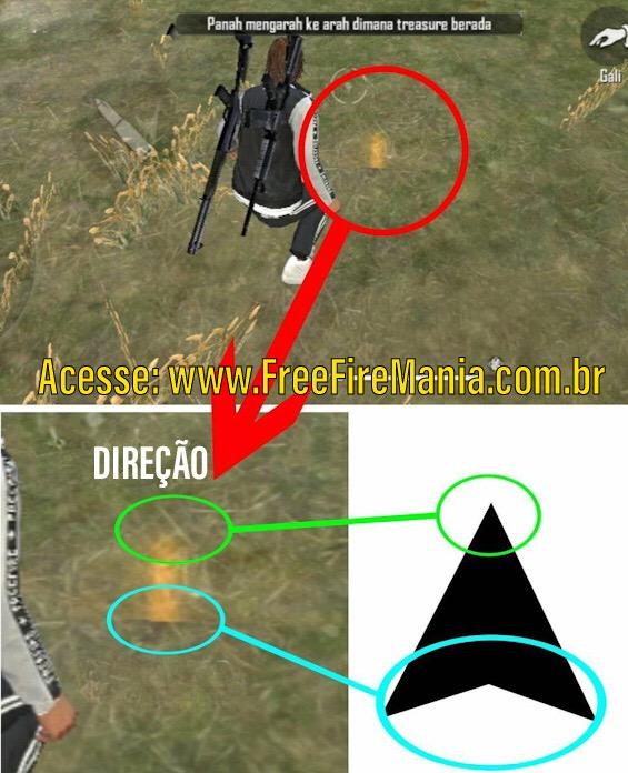 48 PESSOAS JOGANDO SÓ COM MAPA DO TESOURO NO FREE FIRE 