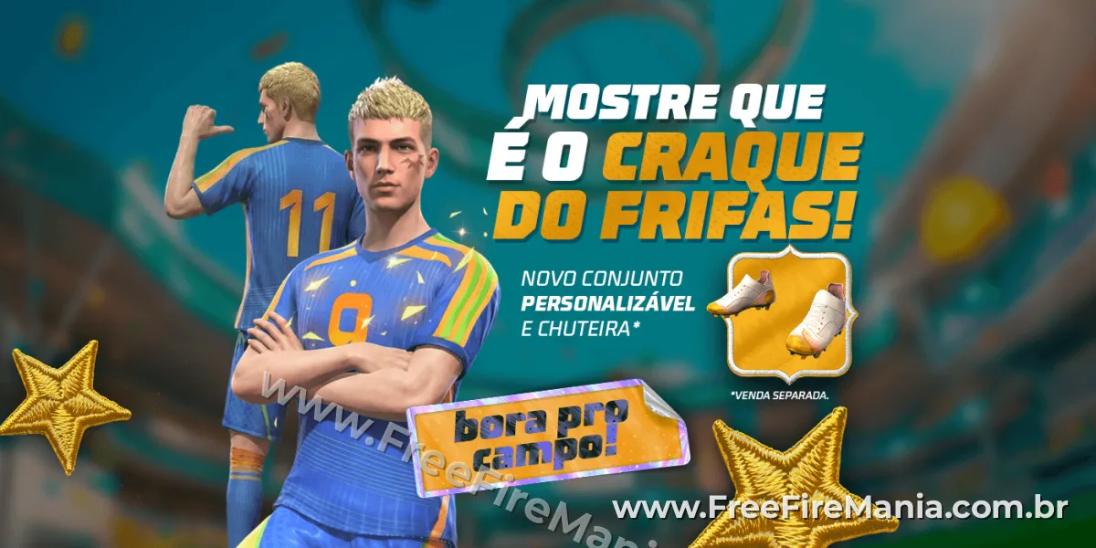 Banner oficial do evento Vira Carta no Free Fire