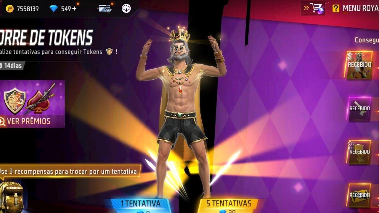 Conjunto Nova Roupa do Imperador é o novo CODIGUIN FF